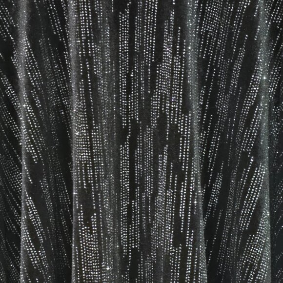 Torrid Black Shine Velvet Wrap Dress Sz 0 PreOwned FLAW - Picture 7 of 7